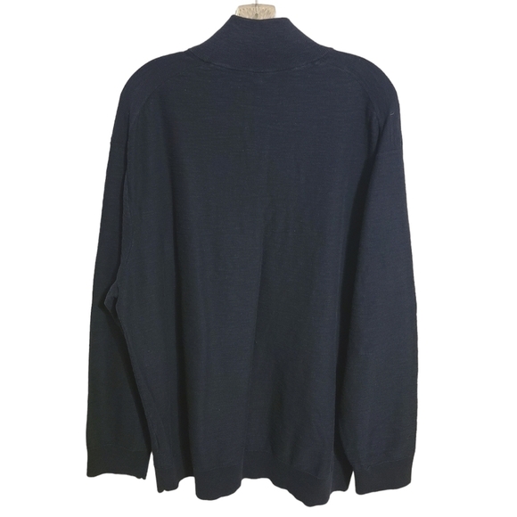 Red Ale | Men's Navy Blue Quarter Button Up Shirt (Size XXXL) - Picture 13 of 13